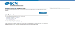 Desktop Screenshot of ecm.emsinet.com